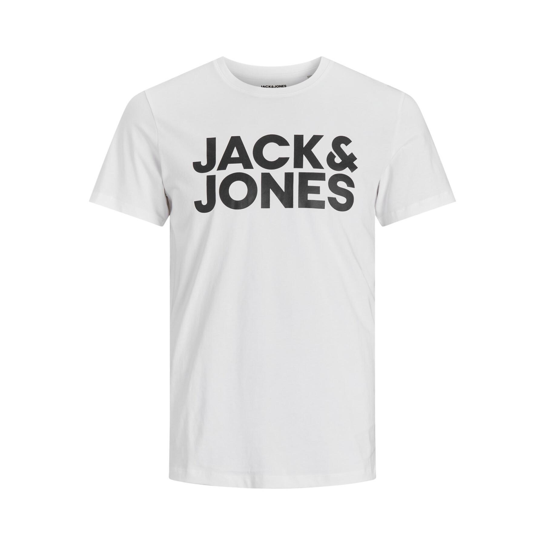 T-shirt de manga curta, grande Jack & Jones Jjecorp