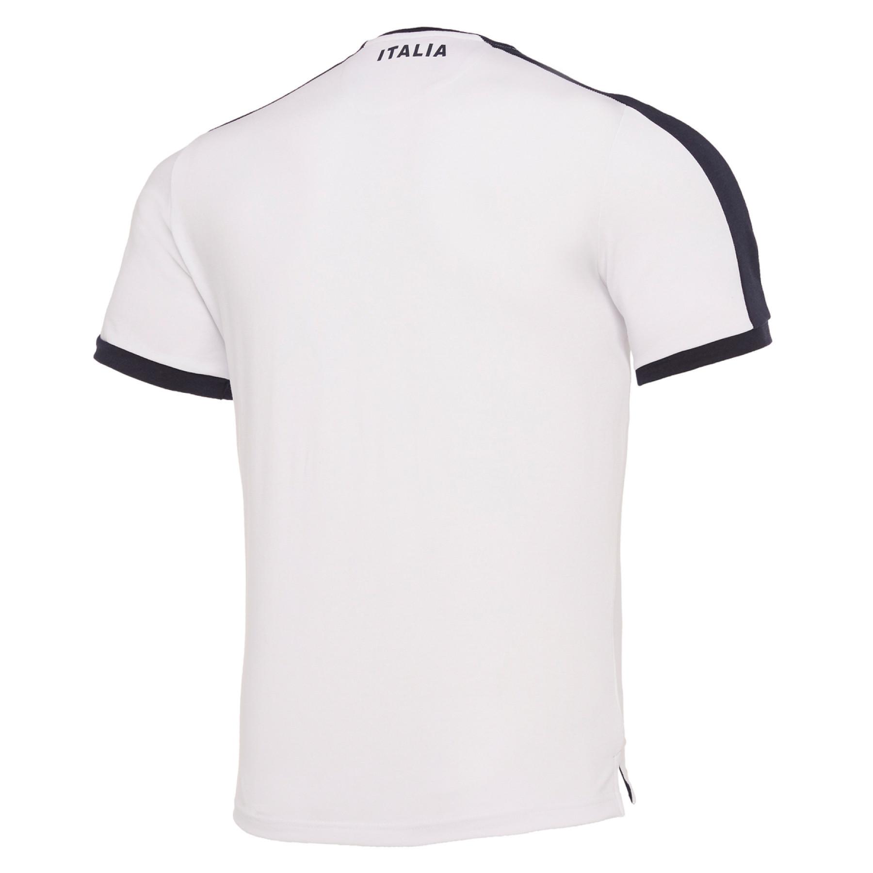 T-shirt en algodão Italie rugby 2019