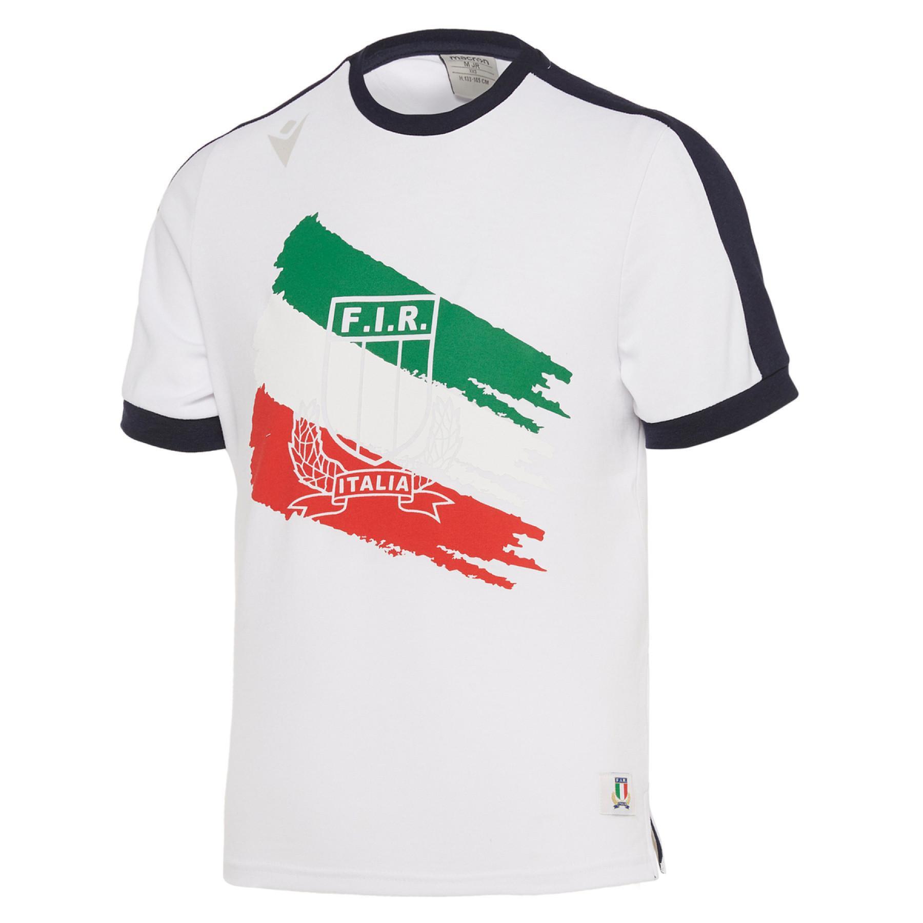 T-shirt de algodão para crianças Italie rugby 2019