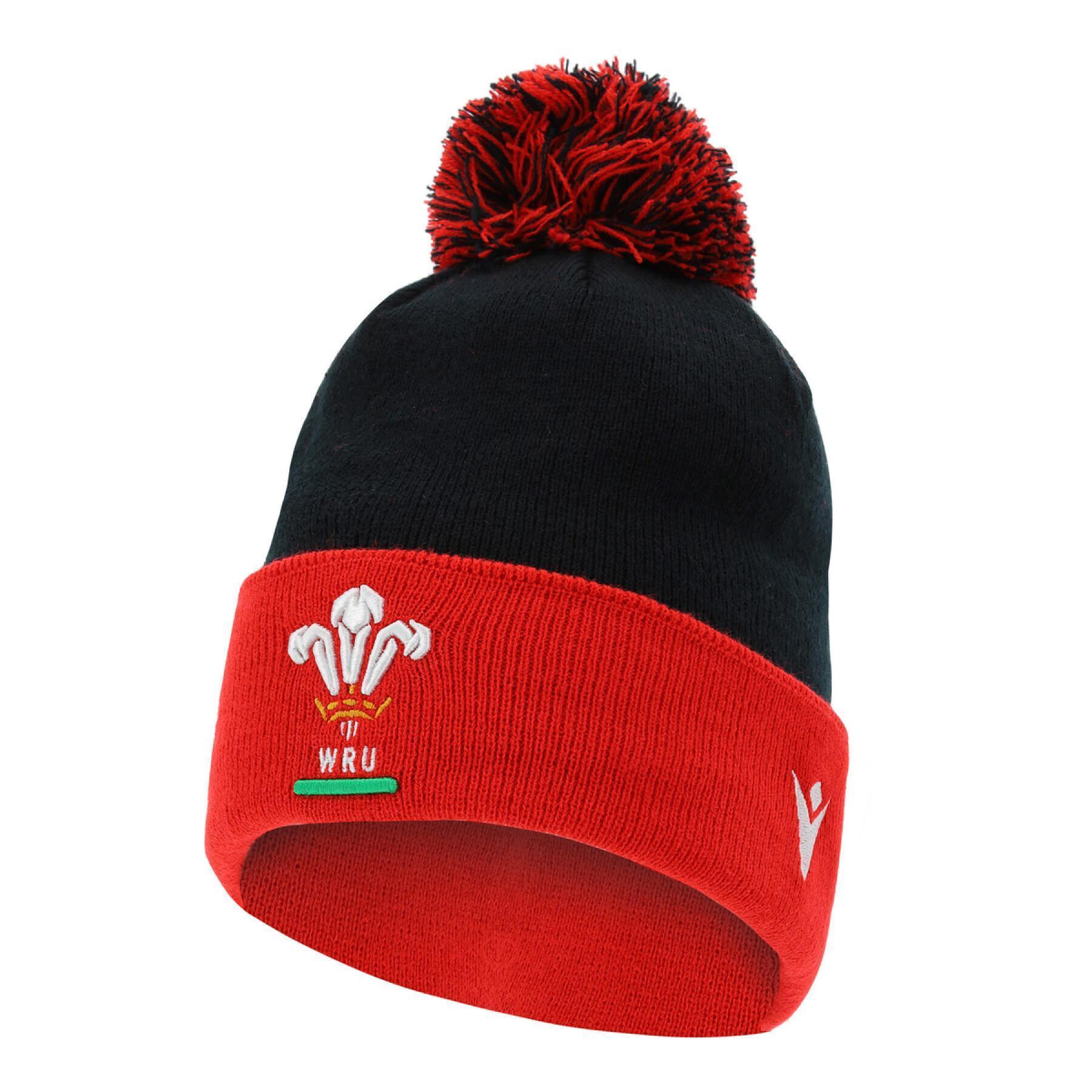Chapéu de criança com pompom Pays de Galles rugby 2020/21
