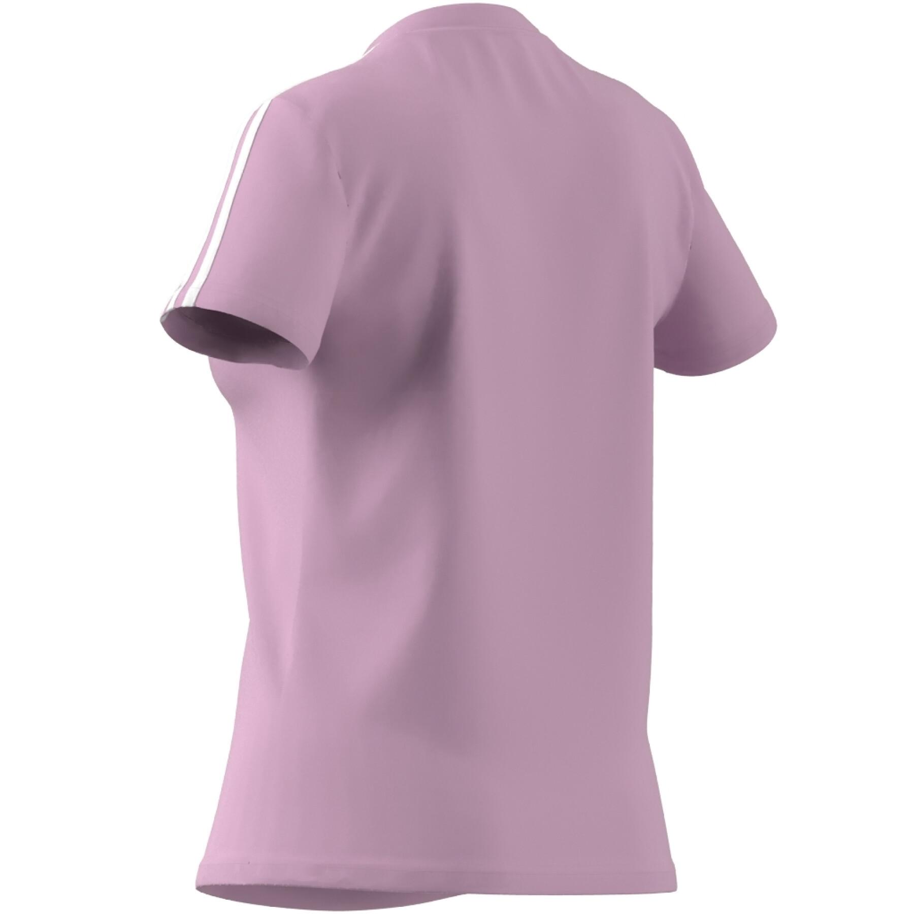 T-Shirt 3-Stripes Fitted Women's adidas Essentials