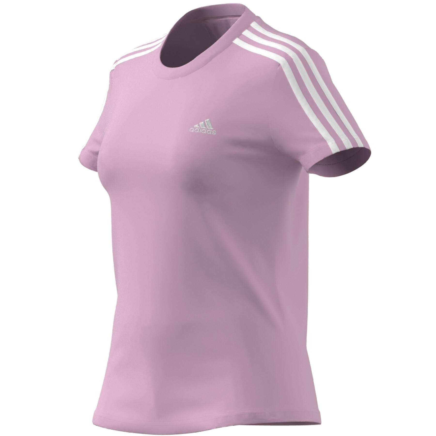 T-Shirt 3-Stripes Fitted Women's adidas Essentials