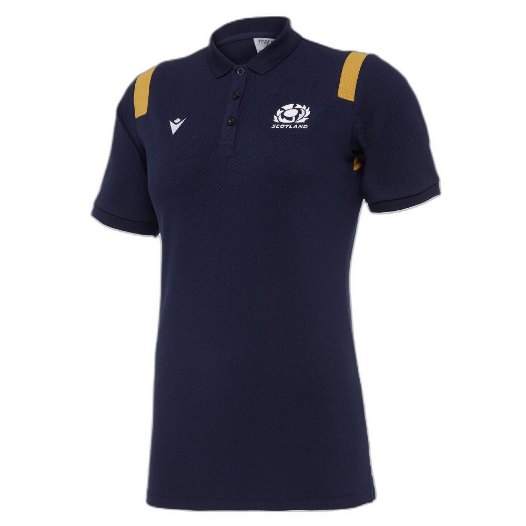 Camisa pólo feminino Escócia rugby 2020/21