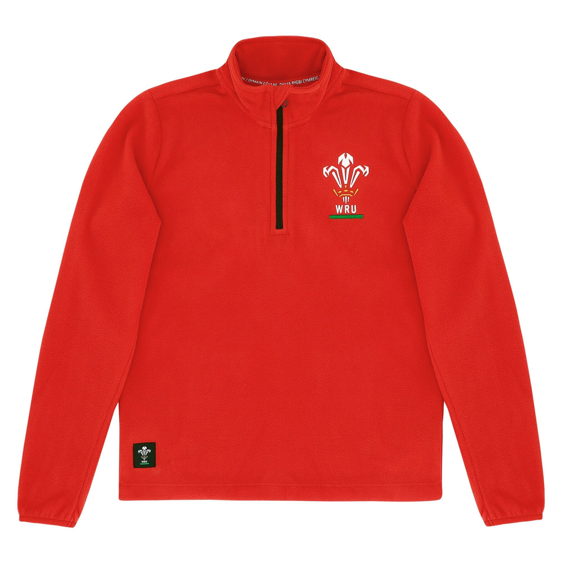 Camisola para criança com fecho de correr de 1/4 Pays de Galles Rugby XV Merch CA