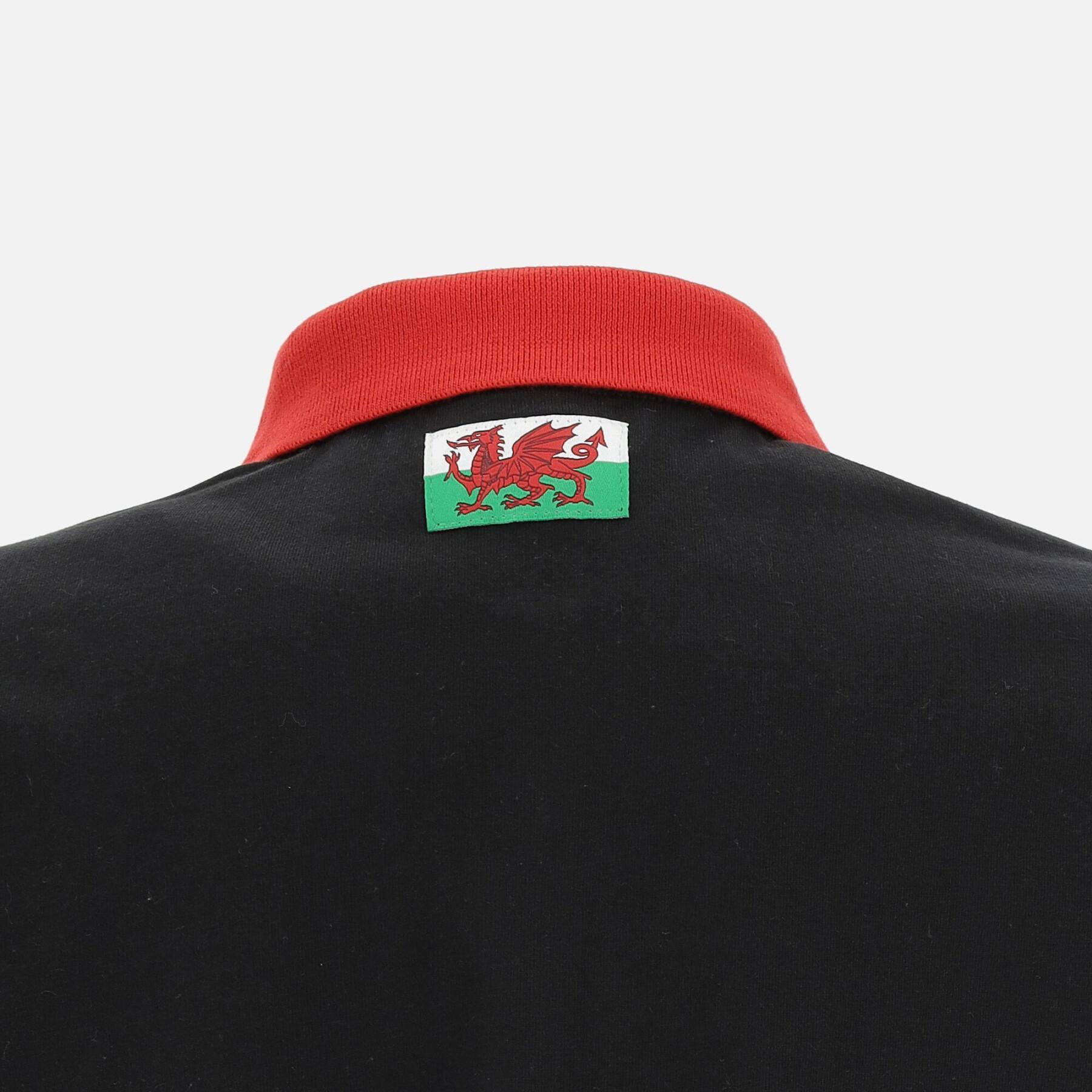Camisa pólo feminina Pays de Galles Rugby XV Merch CA LF