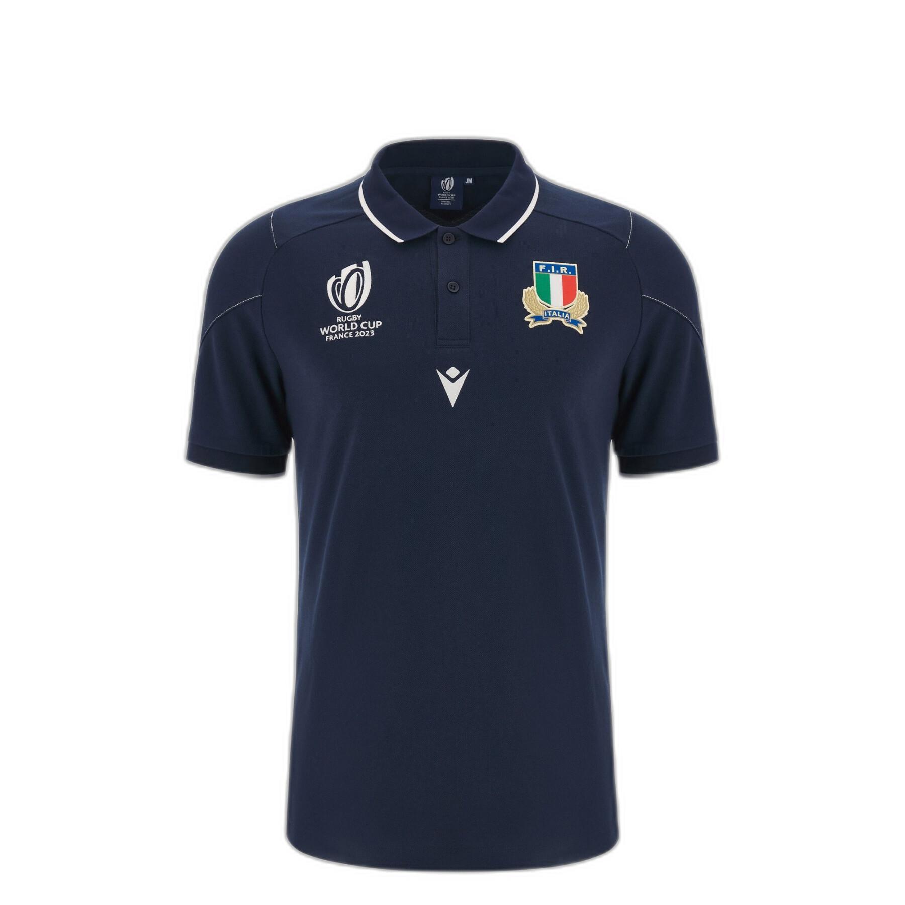 Camisa pólo infantil Italie RWC Travel 2023