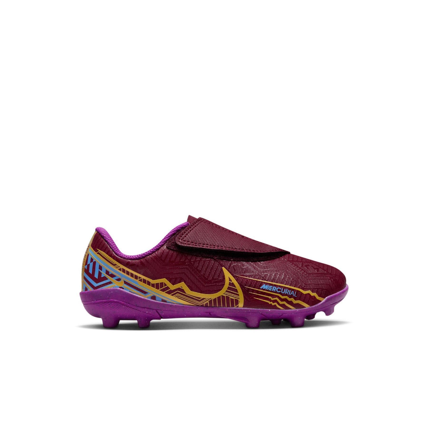Sapatos de futebol para crianças Nike Mercurial Vapor 15 Club KM MG PS (V)