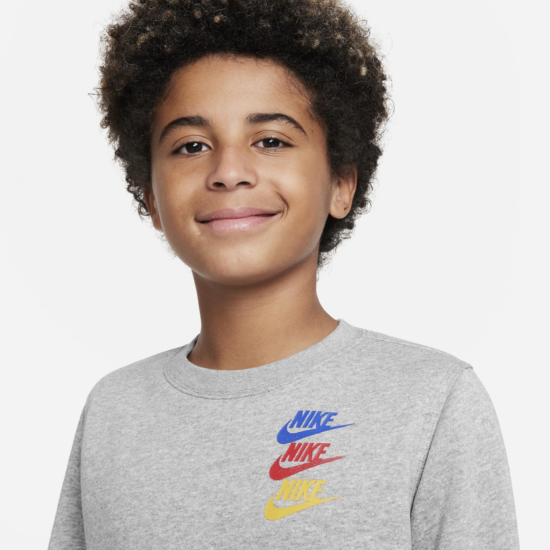 Sweatshirt pescoço redondo da criança Nike Standard Issue Fleece BB
