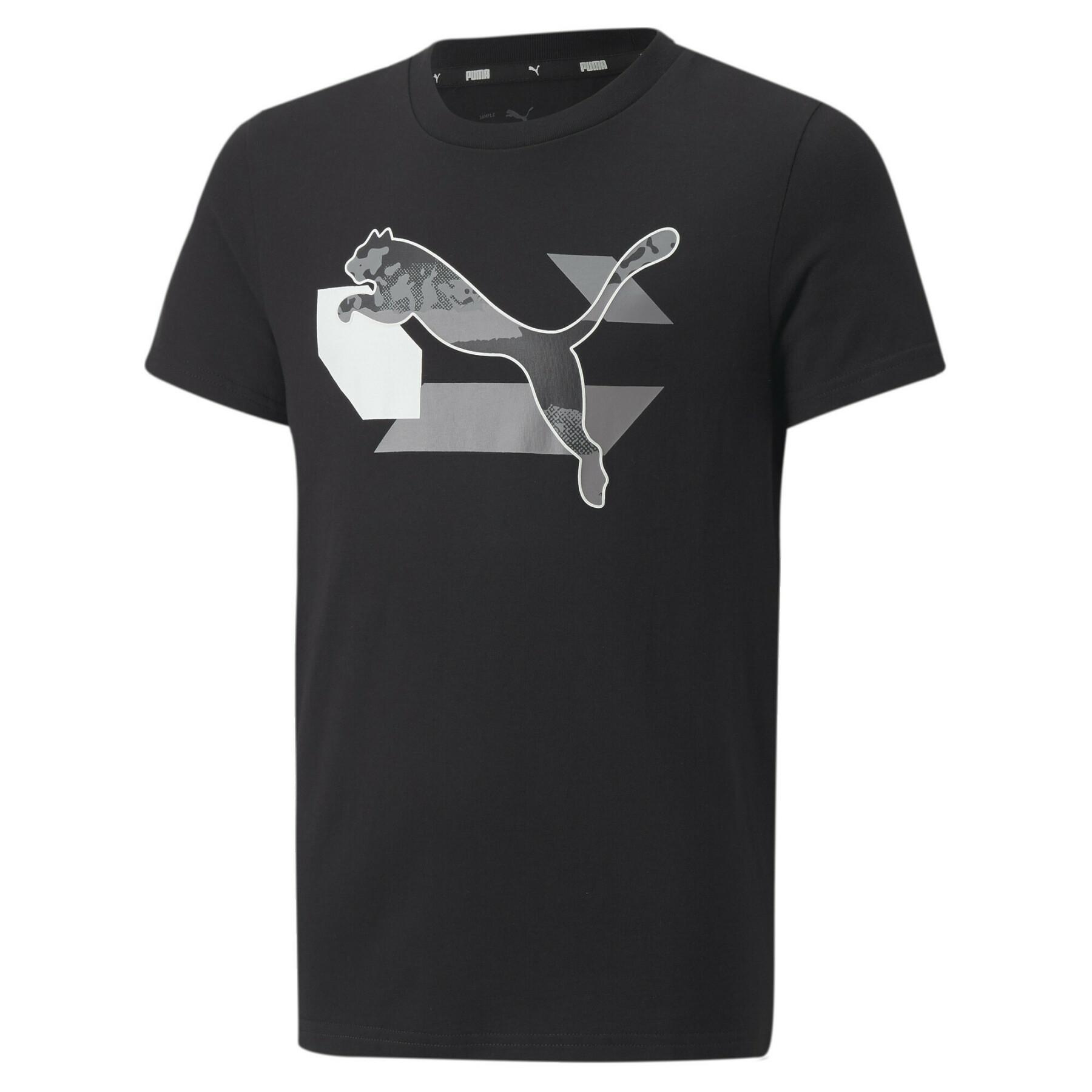 T-shirt de criança Puma Alpha Graphic B