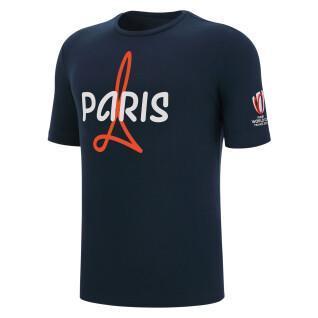 T-shirt de Polycotton Macron RWC France 2023 Paris