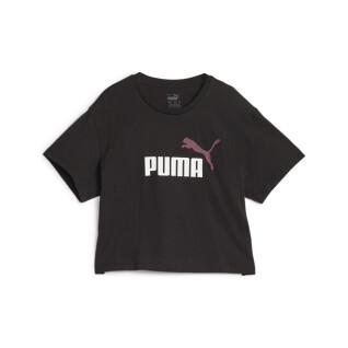 T-shirt de rapariga Puma Girls Logo Cropped