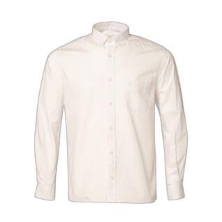 Camisa de manga comprida simples com bolso pequeno à esquerda Serge Blanco
