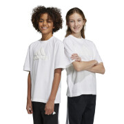 T-shirt com o logótipo piqué infantil adidas Future Icons