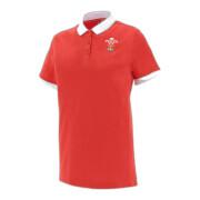 Camisa pólo feminina Pays de Galles Rugby XV Merch CA LF