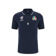 Camisa pólo infantil Italie RWC Travel 2023